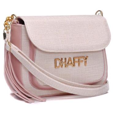 Imagem de Bolsa Feminina Palha Com Bolso Externo Dhaffy - P CINTRA, Rosa