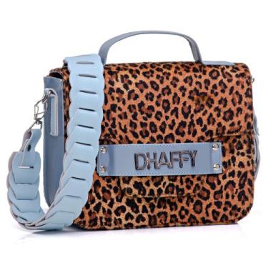 Imagem de Bolsa Feminina Animal Print Alça Lateral Trabalhada - Dhaffy Bolsas, A