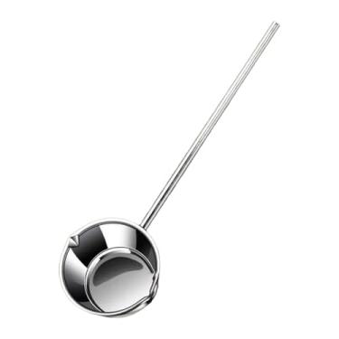 Imagem de SiaBiced Aquecedor de manteiga, concha para despejar óleo, multiuso, profissional para cozinha, utensílios de cozinha domésticos, panela de aço inoxidável, 300ml
