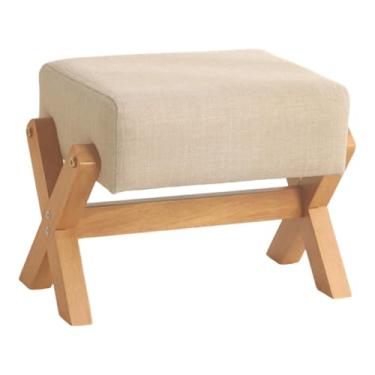 Imagem de Vaveren Apoio para os pés, cadeira de acampamento confortável e multifuncional para churrasco, jardim, viagens e caminhadas, Marrom Claro