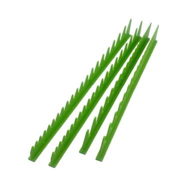 Imagem de ShengQuanHao Organizador de Chaves de Trilho, Suporte para Chaves, Instalável, Design Resistente em V, Acessório para Gaveta de Caixa de Ferramentas, Verde Longo E Curto, Tamanho real