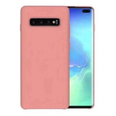Imagem de Capa Capinha Silicone Compatível Com Galaxy S10 Aveludada - Genérica, 