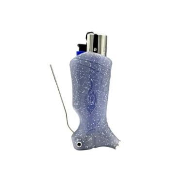 Imagem de Toker Poker - Estojo para isqueiro Clipper Multi Tool, Sparkles Collection - Ferramenta com tudo incluído para acampamento e outros (transparente)