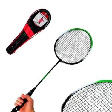 Imagem de Kit Badminton Barcelona 2 Raquetes 1 Peteca - ZONA LIVRE