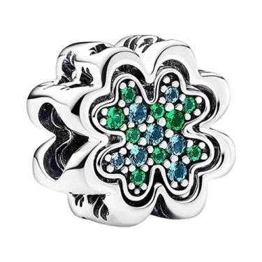 Imagem de Pulseira Feminina De Prata Esterlina 925 Com Pingente De Flor Caníbala