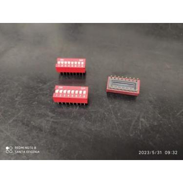 Imagem de 2x Chave Dip Switch 8 Vias 180 Vm