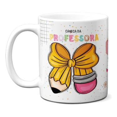 Imagem de Caneca Da Professora Você Muda Vidas Todos Os Dias Educação (Branca)