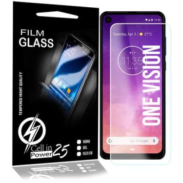 Imagem de Kit Com 02 Peliculas De Vidro Moto One Vision XT1970 6.3 - Cell In Pow