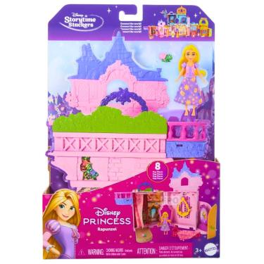 Imagem de Boneca Disney Princesa Mini Castelo da Rapunzel JDP61 Mattel