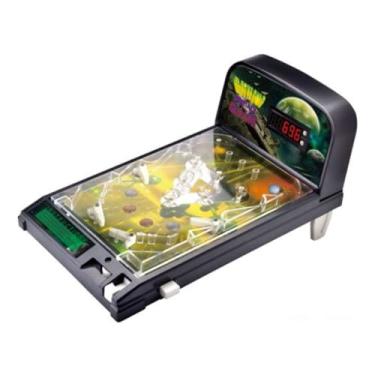 Imagem de Jogo de Pinball Eletrônico com Efeitos Sonoros, Display Digital, Flippers Duplos, Controle Automático de Pontuação, Idade 3+