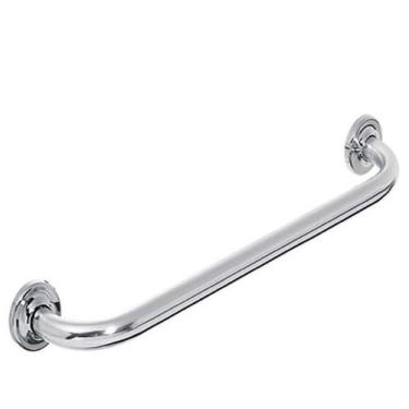 Imagem de Alça De Apoio Banheiro Inox 60Cm Acessibilidade Kit 2Und - AB MÍDIA
