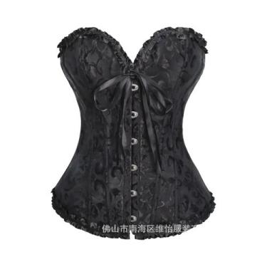 Imagem de Corset Modelador plus Size Para Mulheres, Cintura Redutora, Modeladore