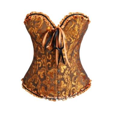 Imagem de Corset Modelador plus Size Para Mulheres, Cintura Redutora, Modeladore
