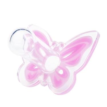 Imagem de Rearz Pacifier Addict - Enigma - chupeta borboleta de silicone adulto (rosa) (1 peça)