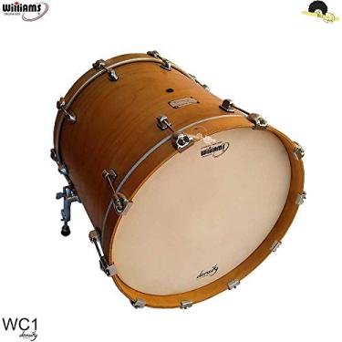 Imagem de Pele para Bumbo (Batedeira/Resposta) Williams Density - WC1 Filme Simples Coated 22