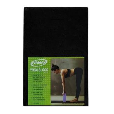 Imagem de Bloco De Yoga e Pilates EvaMax Preto
