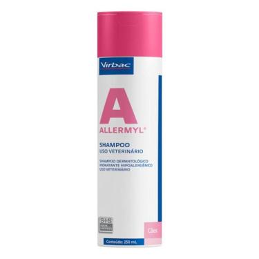 Imagem de Allermyl Shampoo 250ml Virbac Pele Sensível Hidratante Para Cães E Gat