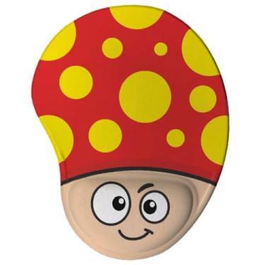 Imagem de Mouse pad Ergonômico Cogumelo Games Presente Criativo Geek