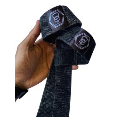 Imagem de Fita Strap Preta Musculação e exercício funcional - RWprotection