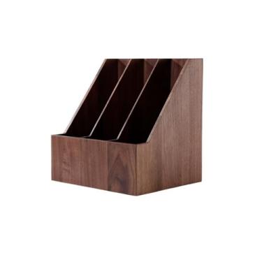 Imagem de Organizador de arquivos de mesa Suporte vertical para pasta de arquivo, organizador produtos escritório, arquivos, revistas, blocos notas, livros