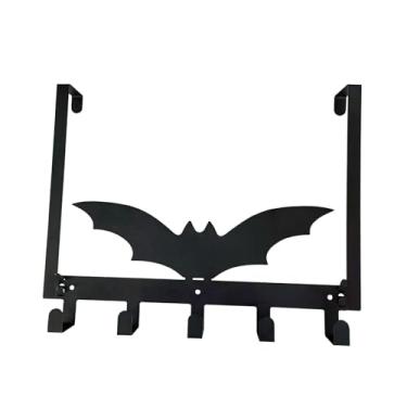 Imagem de Generic Sobre os ganchos da porta, decoração de Halloween, cabideiro de ferro multiuso, ganchos para pendurar na porta, para dormitório, casa, quarto, Bastão