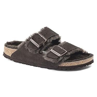 Imagem de Birkenstock Sandália feminina Arizona SFB, Marrom, 0 Women/0 Men