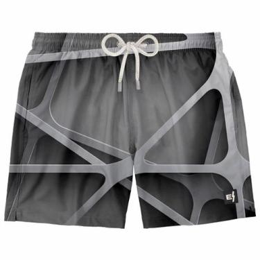 Imagem de Bermuda Masculina Praia Estampada Surf Boardshort Verão Moda Casual Es