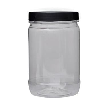 Imagem de Pote Mantimentos Plástico Organizador Cozinha Multiuso 1,9l (Fumê)