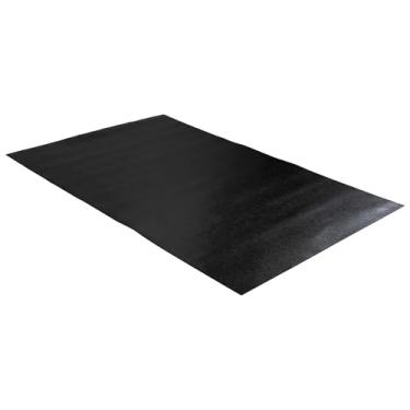 Imagem de RESILIA Conjunto de forro de prateleira industrial para prateleiras de arame – 1 pacote, revestimentos impermeáveis resistentes de 61 cm x 182 cm, capas de vinil de plástico preto de ajuste