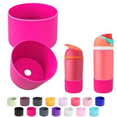 Imagem de 2 peças de bota de silicone para garrafa de água Owala 14/453.6 g 680.4 g 947.2 g 1,134 g, protetor de amortecedor inferior de manga protetora antiderrapante para garrafas de água FreeSip, Twist e