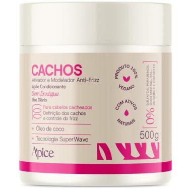 Imagem de Ativador e Modelador Anti-Frizz Apice Cachos Essence 500g - Apice Cosm