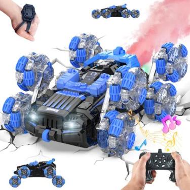 Imagem de RC Car BEZGAR 8WD Gesture Sensing Stunt com spray para crianças de 8 a