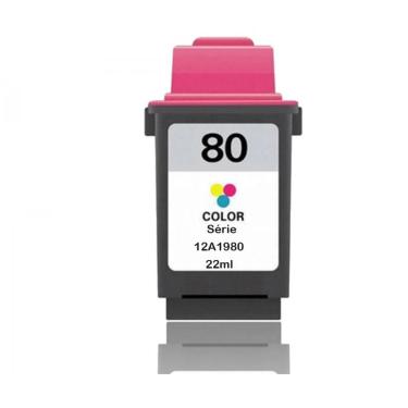 Imagem de Cartucho Colorido Jato De Tinta Compatível 80 12a 1980