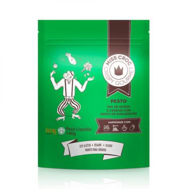 Imagem de Granola Crispy Pesto Sem Glúten Sachê Miss Croc 140g