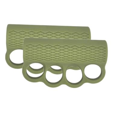 Imagem de Dynwave Luvas de silicone ergonômicas para proteção de mãos, para crosstraining, homens, mulheres, musculação, levantamento de halteres, academia, Verde