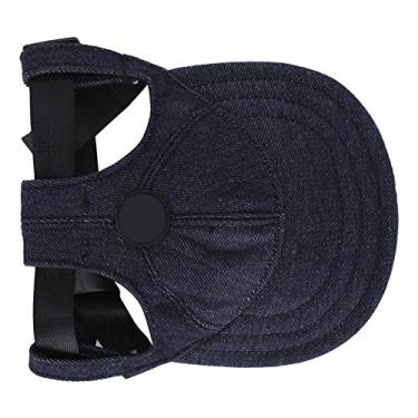 Imagem de GLOGLOW Boné de Beisebol para Cães Com Viseira Macia Ajustável, Chapéu para Animais de Estimação Com Furos para As Orelhas, para Cães Pequenos, Médios e Grandes, Proteção Solar Ao Ar Livre (L)