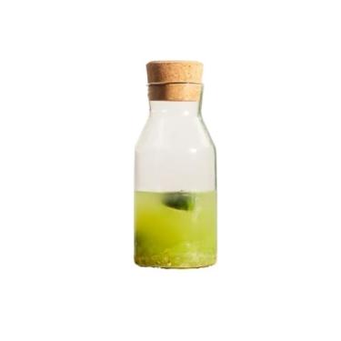 Imagem de Jarro Jarro de água borosilicato, chá frio, garrafa vidro com jarra cortiça, recipiente para armazenamento vinho frutas, 800ml/1200ml(800ml)