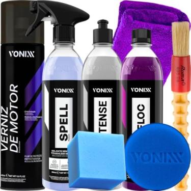 Imagem de Kit Shampoo V-Floc Selante Spell Verniz de Motor Intense Vonixx