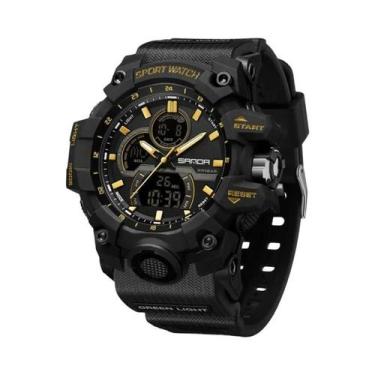 Imagem de Relógio Digital Multifuncional À Prova d'Água Unissex, Relógio Eletrôn