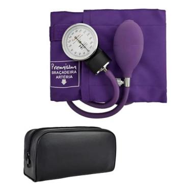 Imagem de Esfigmomanômetro Aparelho De Pressão Adulto Lilas Premium - G-tech, Pr