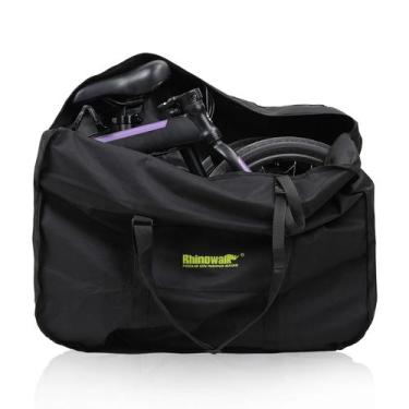 Imagem de Bolsa de bicicleta dobrável HUNTVP Estojo de viagem para bicicleta de 