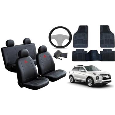 Imagem de Capa de couro + Tapete 5 peças + Capa de volante para Mitsubish asx 21-24