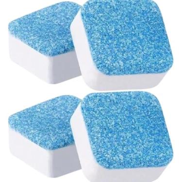 Imagem de Kit de Limpeza para Máquina de Lavar Roupa, 4 Tabletes de Limpeza Profunda, Pastilhas para Manutenção e Higienização