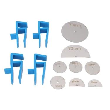 Imagem de SUNGOOYUE Kit de Gabarito para Carpintaria, Abertura Chanfrada, Fixação Segura, Gabaritos de Enchimento para Marcenaria, Instalação de Gabinete, 15 Mm-18 Mm