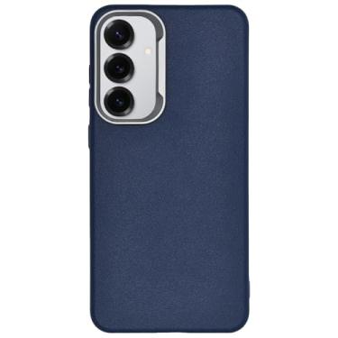 Imagem de ULXITEYU Capa para celular Samsung Galaxy S23 FE azul marinho, [proteção contra quedas de 3 metros] Capa protetora antiderrapante à prova de choque TPU macio