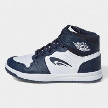 Imagem de Tênis Cano Alto Infantil Menino Masculino Confortável-Masculino
