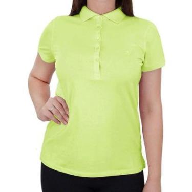 Imagem de Camisa Polo Feminina Dudalina MC Pima Peruana Verde 08752343-Feminino