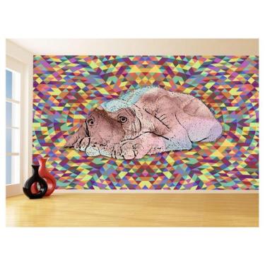 Imagem de Papel De Parede 3D Animais Pop Art Cachorro Pet 3,5M Pxa209 - Você Dec