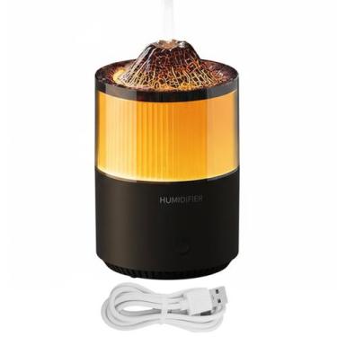Imagem de Umidificador Luminaria Vulcao Ar Climatizador Aromatizador Ambiente De