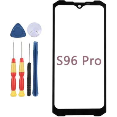 Imagem de Yuxyiony Nova tela de substituição para tela LCD DOOGEE S96 Pro e acessórios de ferramenta de substituição (apenas toque)